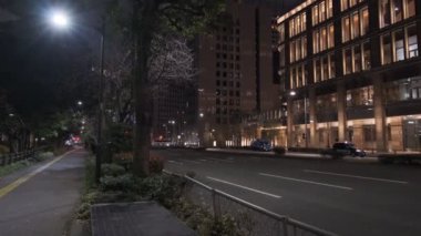 Tokyo Hibiya Yurakucho Gece Manzarası 2022