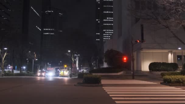 Tokyo Shinjuku Nachtzicht 2022 Maart — Stockvideo