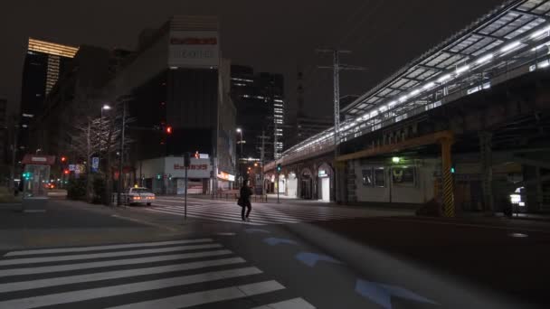 Tokyo Hibiya Yurakucho Vedere Noapte 2022 — Videoclip de stoc