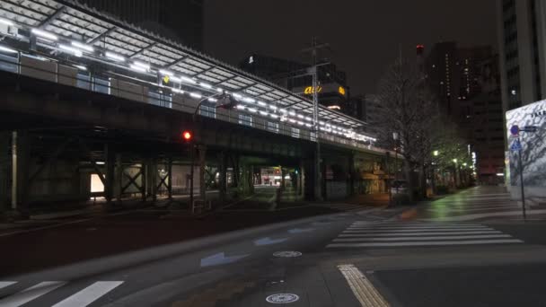 Tokio Hibiya Yurakucho Night View 2022 — Wideo stockowe