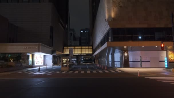 Tokyo Hibiya Yurakucho Night View 2022 — Stockvideo