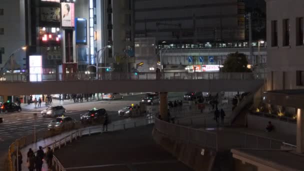 Tokio Ueno Vista Nocturna 2022 Abril — Vídeos de Stock