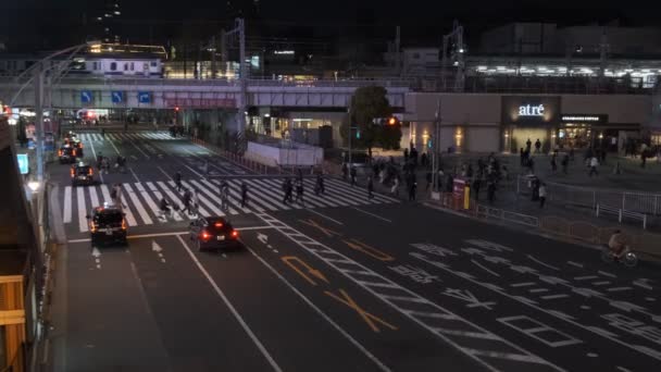 Widok Nocy Tokio Ueno 2022 Kwietnia — Wideo stockowe