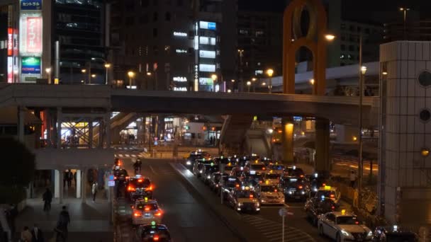 Tokio Ueno Vista Nocturna 2022 Abril — Vídeos de Stock