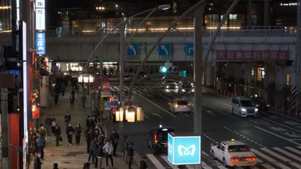 Tokyo Ueno Night View 2022 Április — Stock videók
