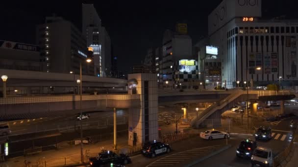 Tokio Ueno Vista Nocturna 2022 Abril — Vídeos de Stock
