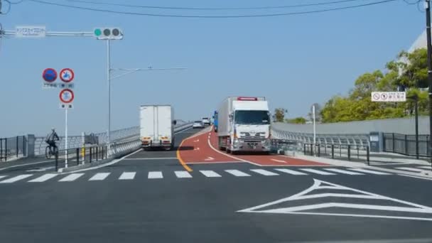 Video Vom Autofahren Tokio — Stockvideo