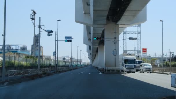 Video Vom Autofahren Tokio — Stockvideo