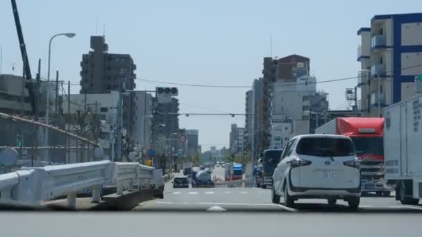 Video Vom Autofahren Tokio — Stockvideo