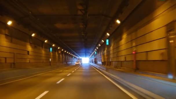 東京の車の運転ビデオ日時間 — ストック動画