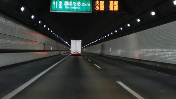 Tokyo Bay Aqua Line Βίντεο Οδήγησης — Αρχείο Βίντεο