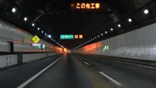 Tokyo Bay Aqua Line Jízdy Video — Stock video