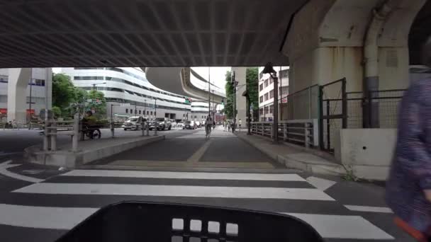 Tokió Kerékpározás 2022 Tavasz — Stock videók