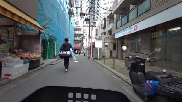 Tokio Jazda Rowerze 2022 Wiosna — Wideo stockowe