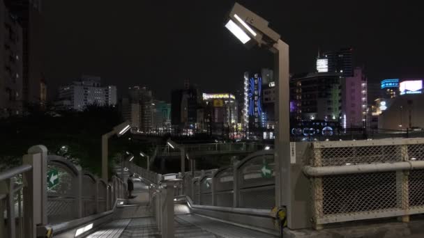 Ночной Вид Токио Икебукуро 2022 — стоковое видео