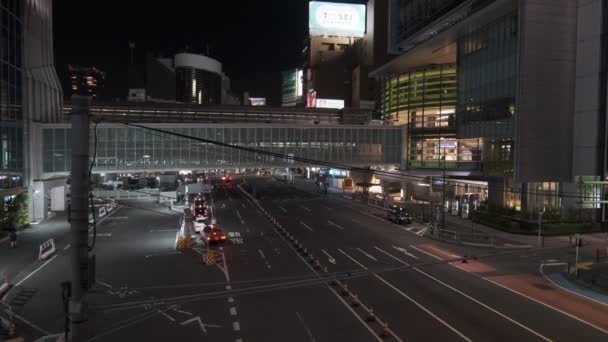 Tokyo Shibuya Gece Manzarası 2022 Mayıs — Stok video