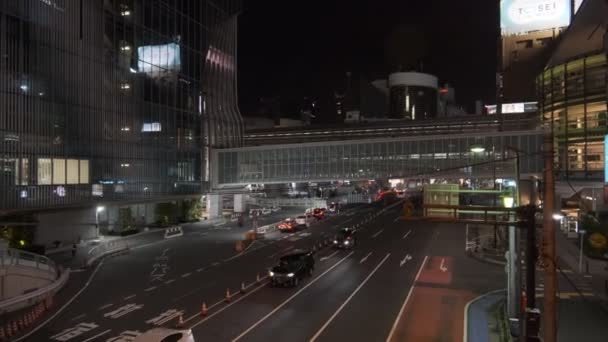 Tokyo Shibuya Night View 2022 Maj — Stockvideo