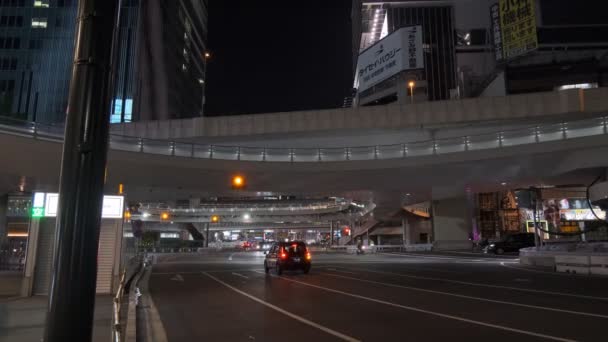 Tokyo Shibuya Gece Manzarası 2022 Mayıs — Stok video