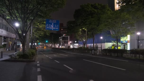 Harajuku Japón Tokio Vista Nocturna — Vídeos de Stock