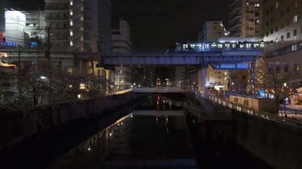 Japonia Tokio Widok Nocy 2022 — Wideo stockowe