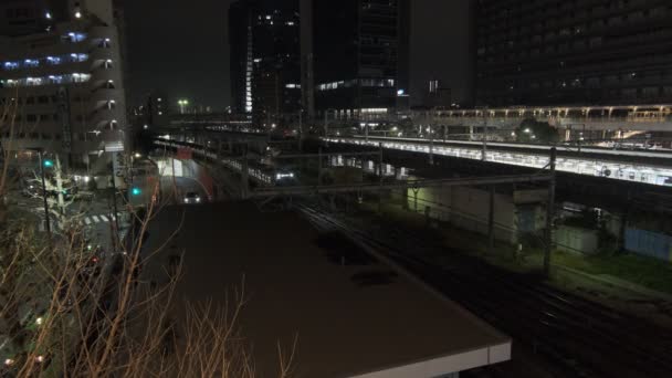 Japón Tokio Vista Nocturna 2022 — Vídeos de Stock