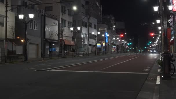 Japón Tokio Vista Nocturna 2022 — Vídeo de stock