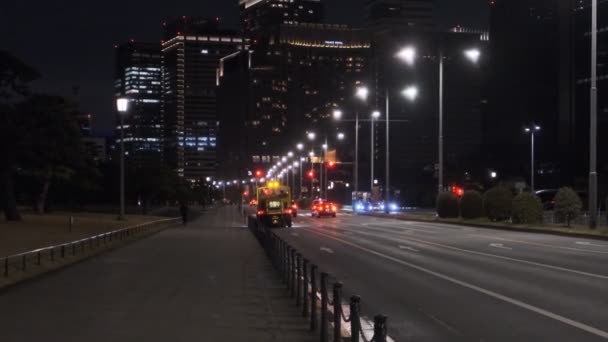 Japan Tokio Avond Uitzicht 2022 — Stockvideo