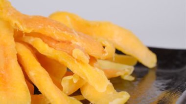 Kurutulmuş meyve mangosu, video klipsi.