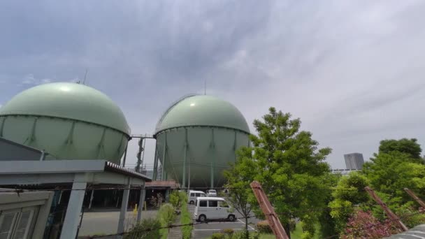 Benzínová Nádrž Japonsku Tokijská Krajina — Stock video