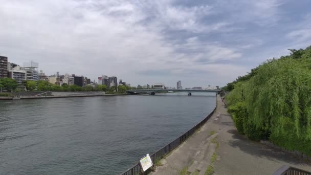 Tokyo Sumida River Stroll Video 2022 — стокове відео