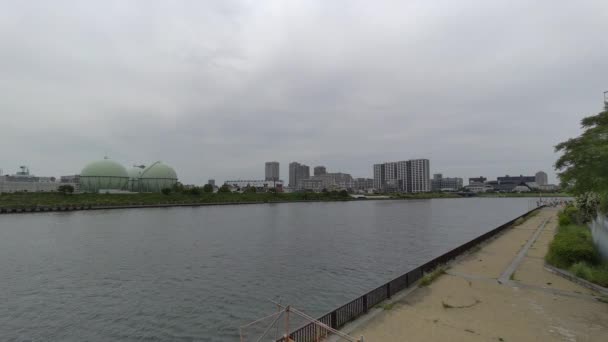 Spaziergang Tokyo Sumida River Jahr 2022 — Stockvideo