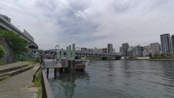 Tokyo Sumida River Passeggiata Video 2022 — Video Stock