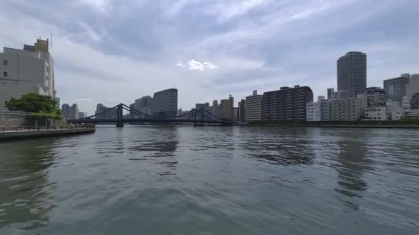 Tokyo Sumida River Procházka Video 2022 — Stock video