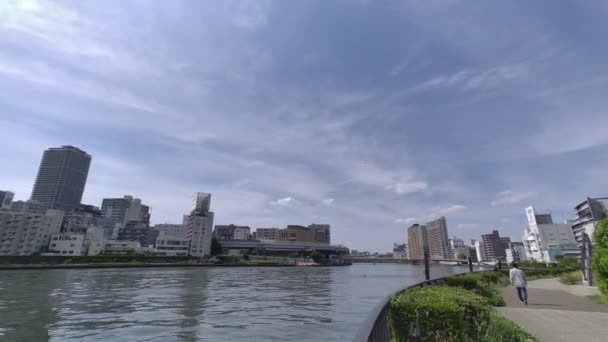 Tokyo Sumida River Passeggiata Video 2022 — Video Stock