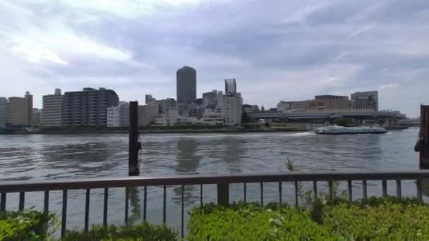Tokyo Sumida River Procházka Video 2022 — Stock video