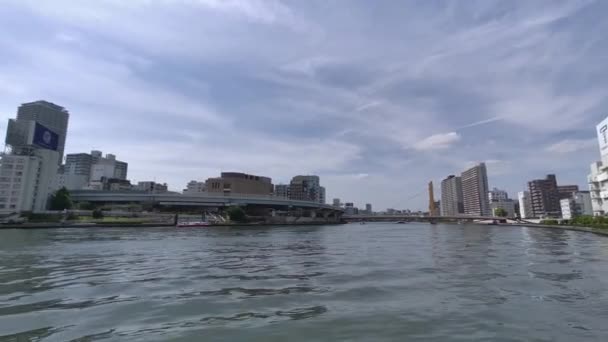 Tokyo Sumida River Stroll Video 2022 — стокове відео