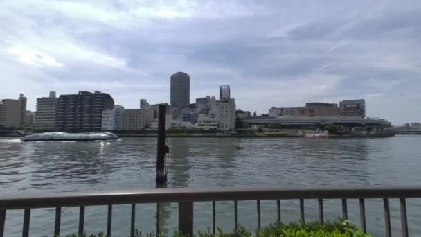 Τόκιο Sumida River Βόλτα Βίντεο 2022 — Αρχείο Βίντεο