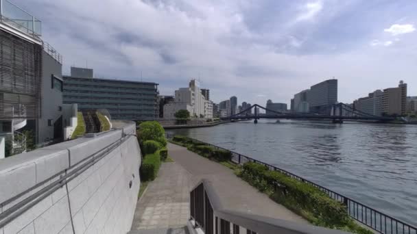 Tokyo Sumida River Stroll Video 2022 — стокове відео