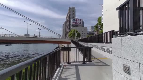 Tóquio Sumida River Passeio Vídeo 2022 — Vídeo de Stock