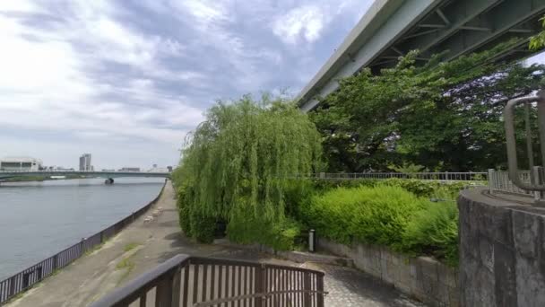 Tóquio Sumida River Passeio Vídeo 2022 — Vídeo de Stock