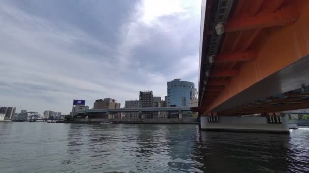 Tokyo Sumida River Procházka Video 2022 — Stock video