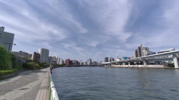 Tokyo Sumida River Spadseretur Video 2022 – Stock-video