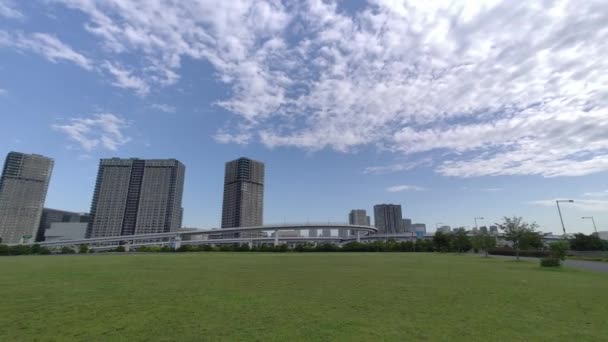 Πάρκο Πρόληψης Καταστροφών Τόκιο Rinkai — Αρχείο Βίντεο