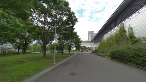 Parque Prevenção Desastres Tóquio Rinkai — Vídeo de Stock