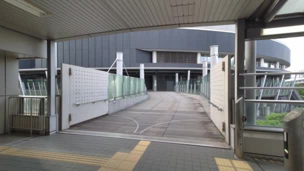 Пешеходная Палуба Токио Тоёсу 2022 — стоковое видео