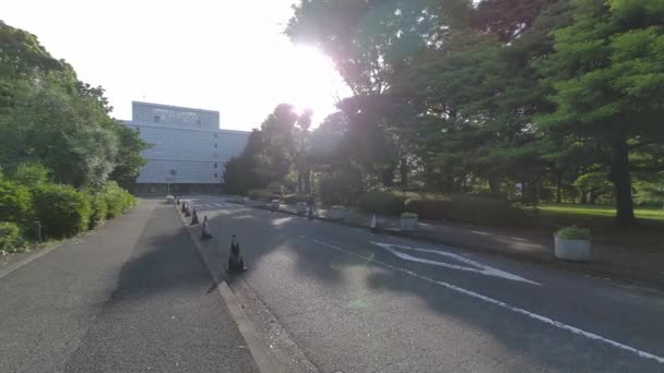 Tokyo Kitanomaru Park Manhã Cedo 2022 — Vídeo de Stock