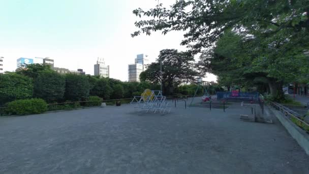 Tokios Sotobori Park Frühen Morgen 2022 — Stockvideo