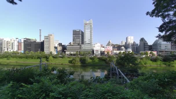 Tokyo Sotobori Park Mattina Presto 2022 — Video Stock