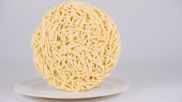 Nouilles Instantanées Séchées Japonaises Ramen — Video