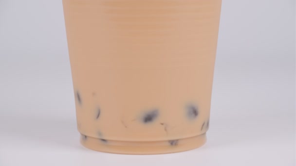 Bubble Tea Drink Krótki Film Wideo — Wideo stockowe